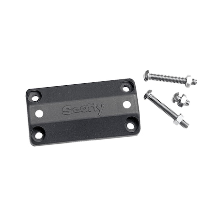 Scotty 242 Rail Mounting Adapter 7/8"-1" - Black 242-BK